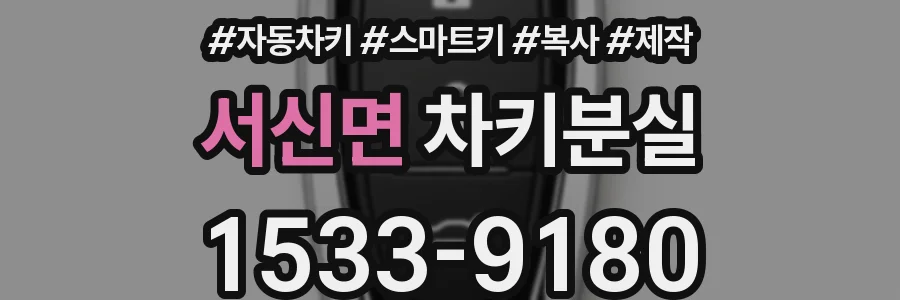 서신면 차키분실