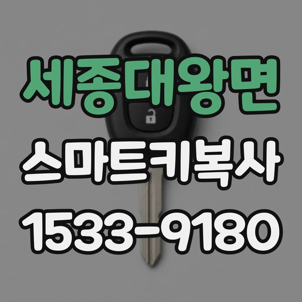 세종대왕면 스마트키복사