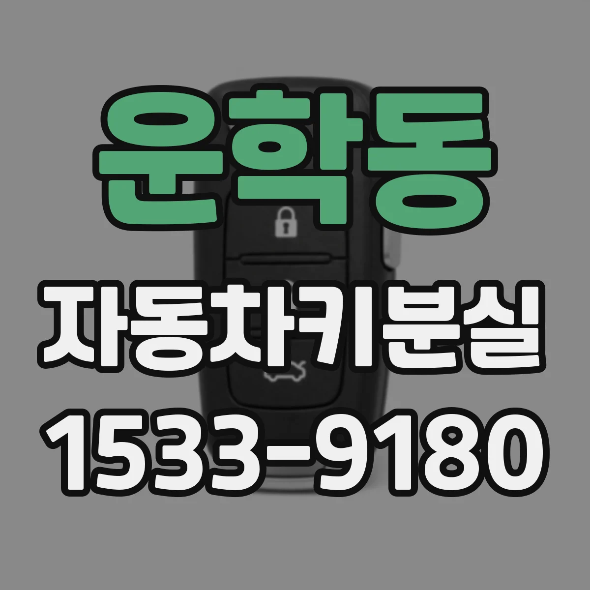 운학동 자동차키분실
