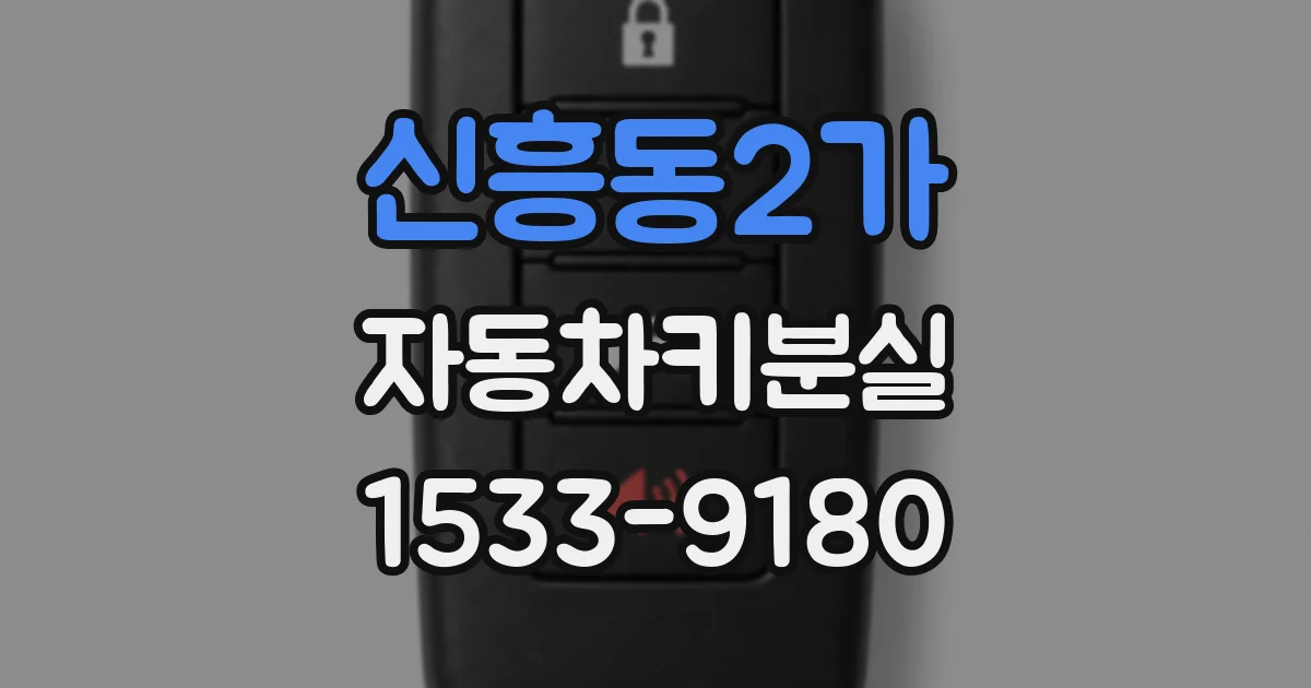 신흥동2가 자동차키분실