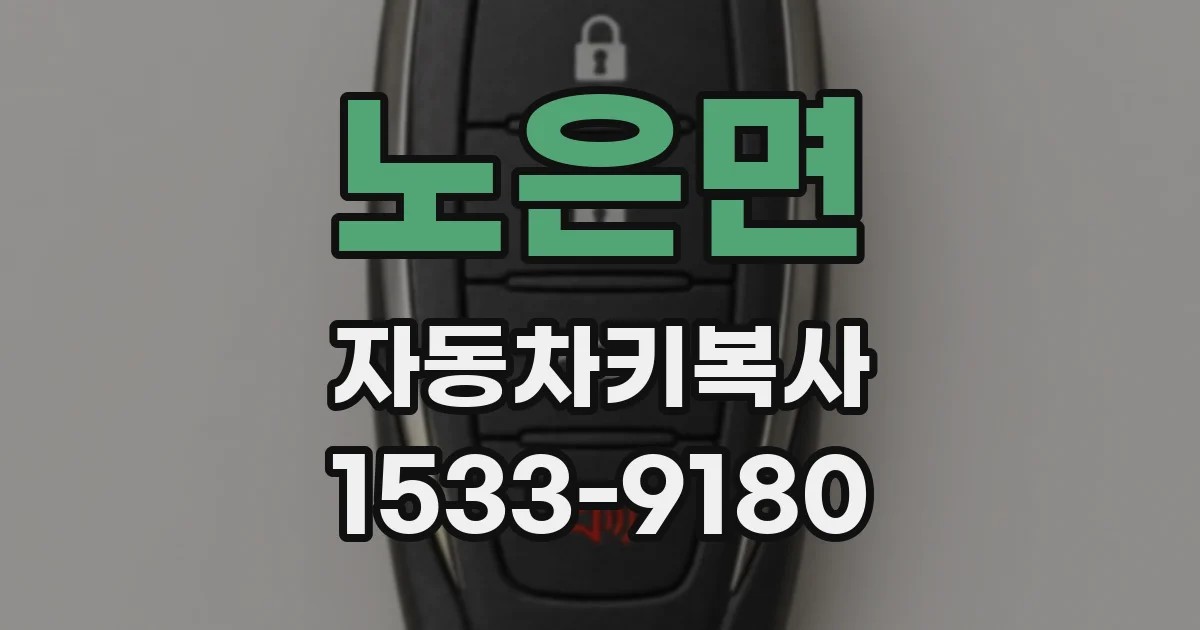 노은면 자동차키복사