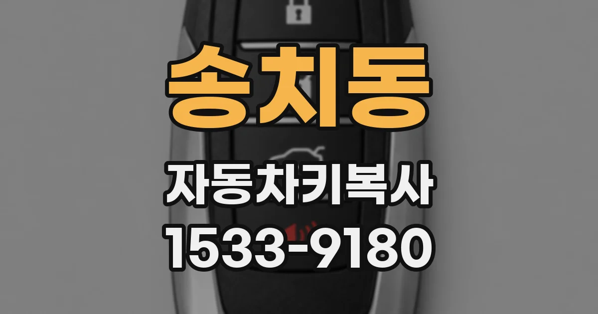 송치동 자동차키복사