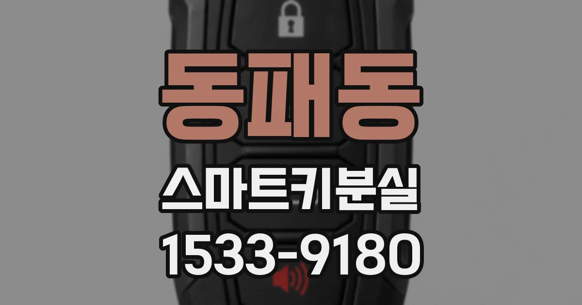 동패동 스마트키분실