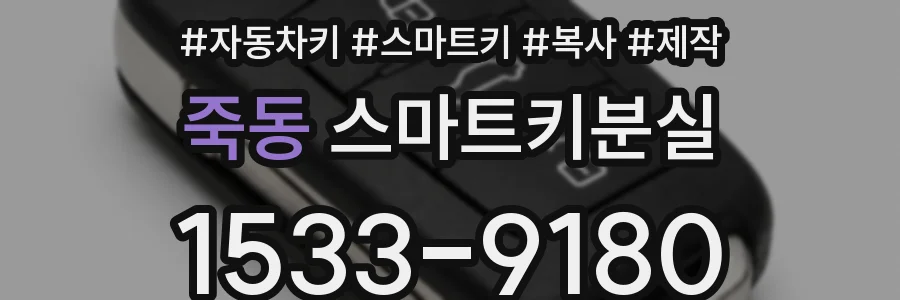 죽동 스마트키분실