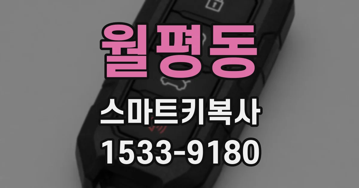 월평동 스마트키복사
