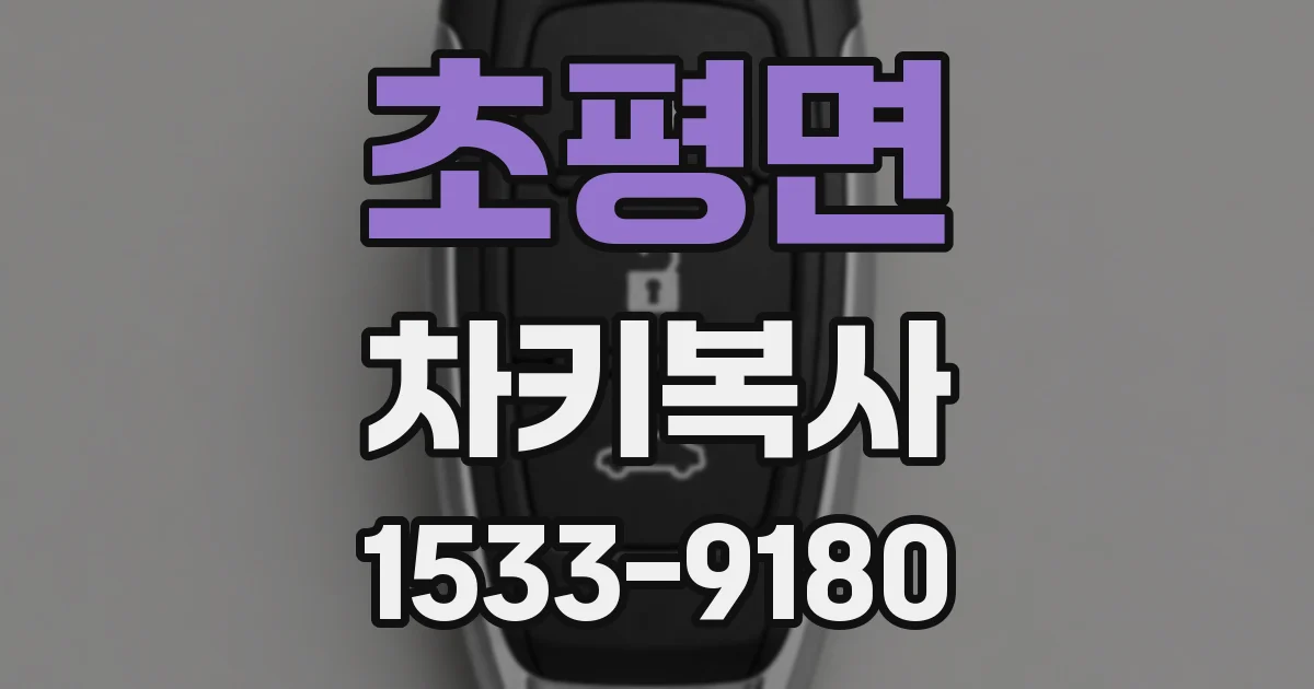 초평면 차키복사