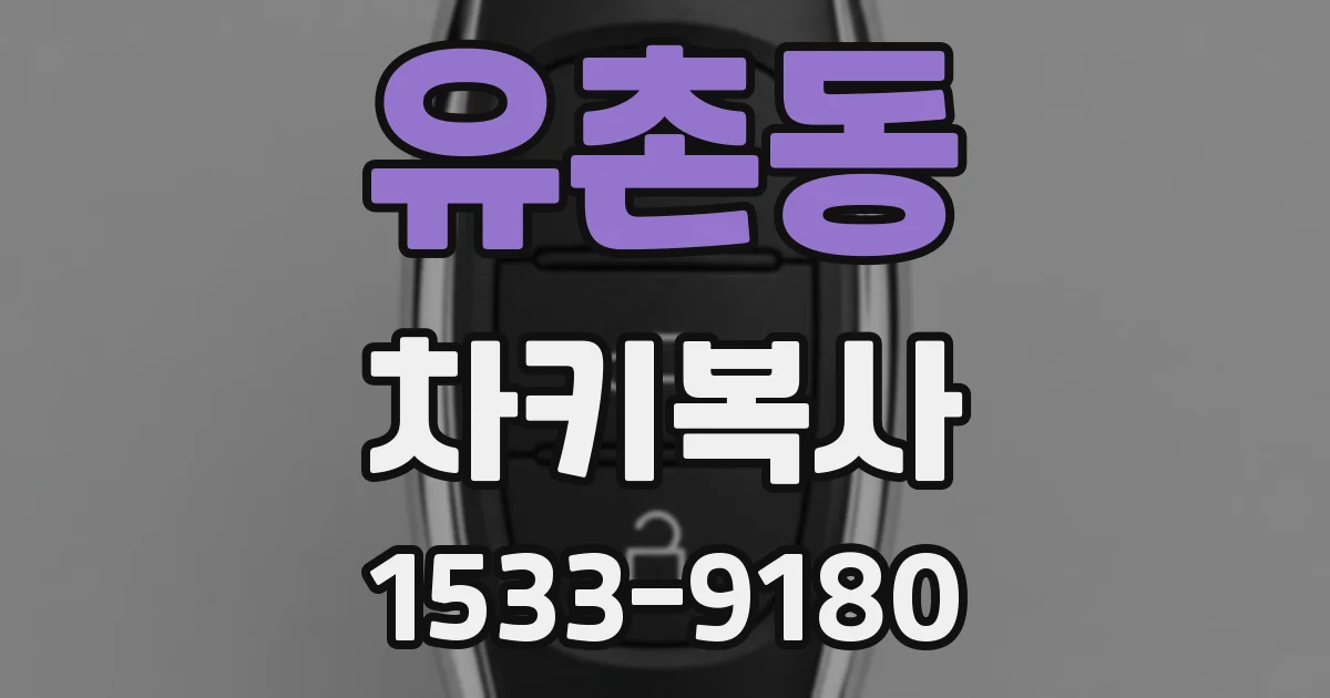 유촌동 차키복사