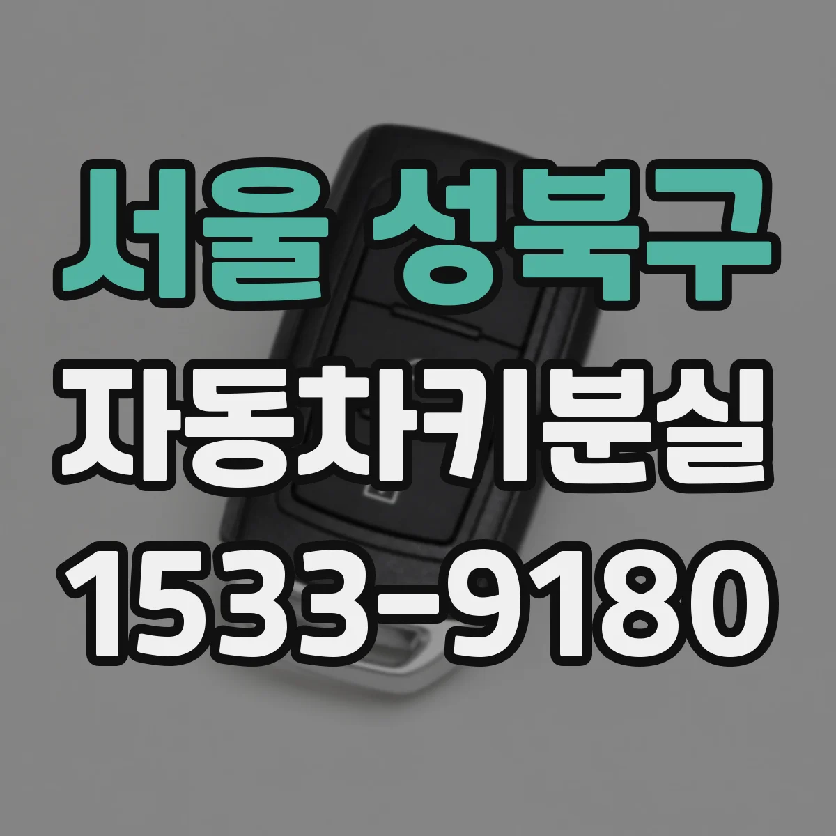 서울 성북구 자동차키분실