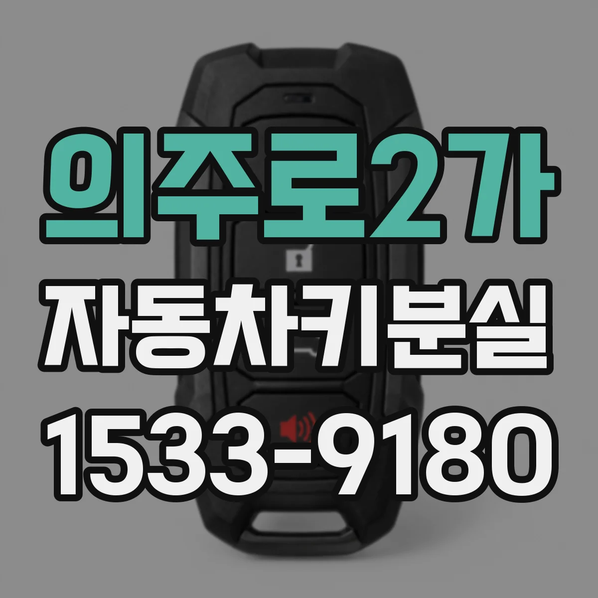 의주로2가 자동차키분실