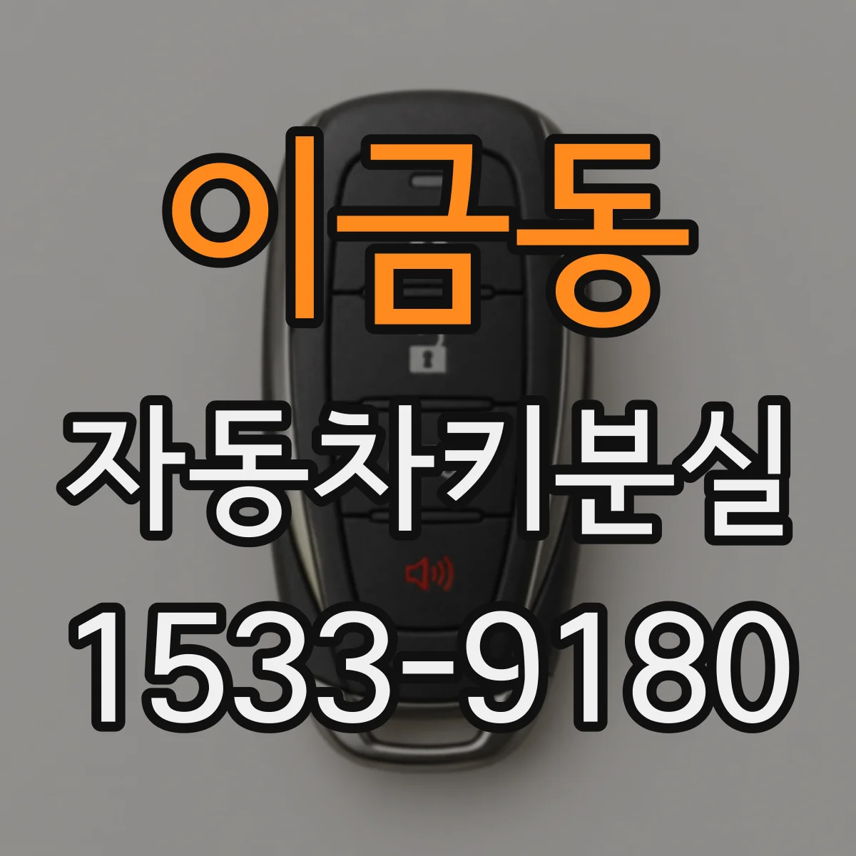 이금동 자동차키분실