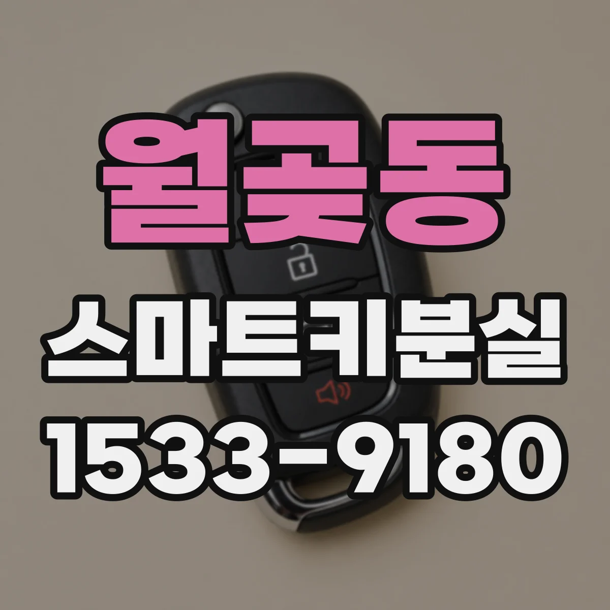 월곶동 스마트키분실