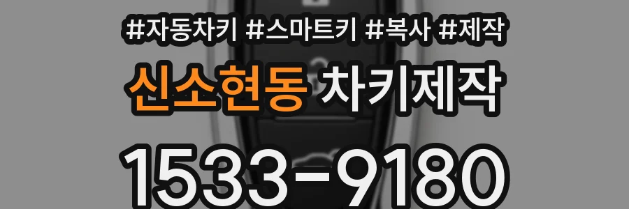 신소현동 차키제작