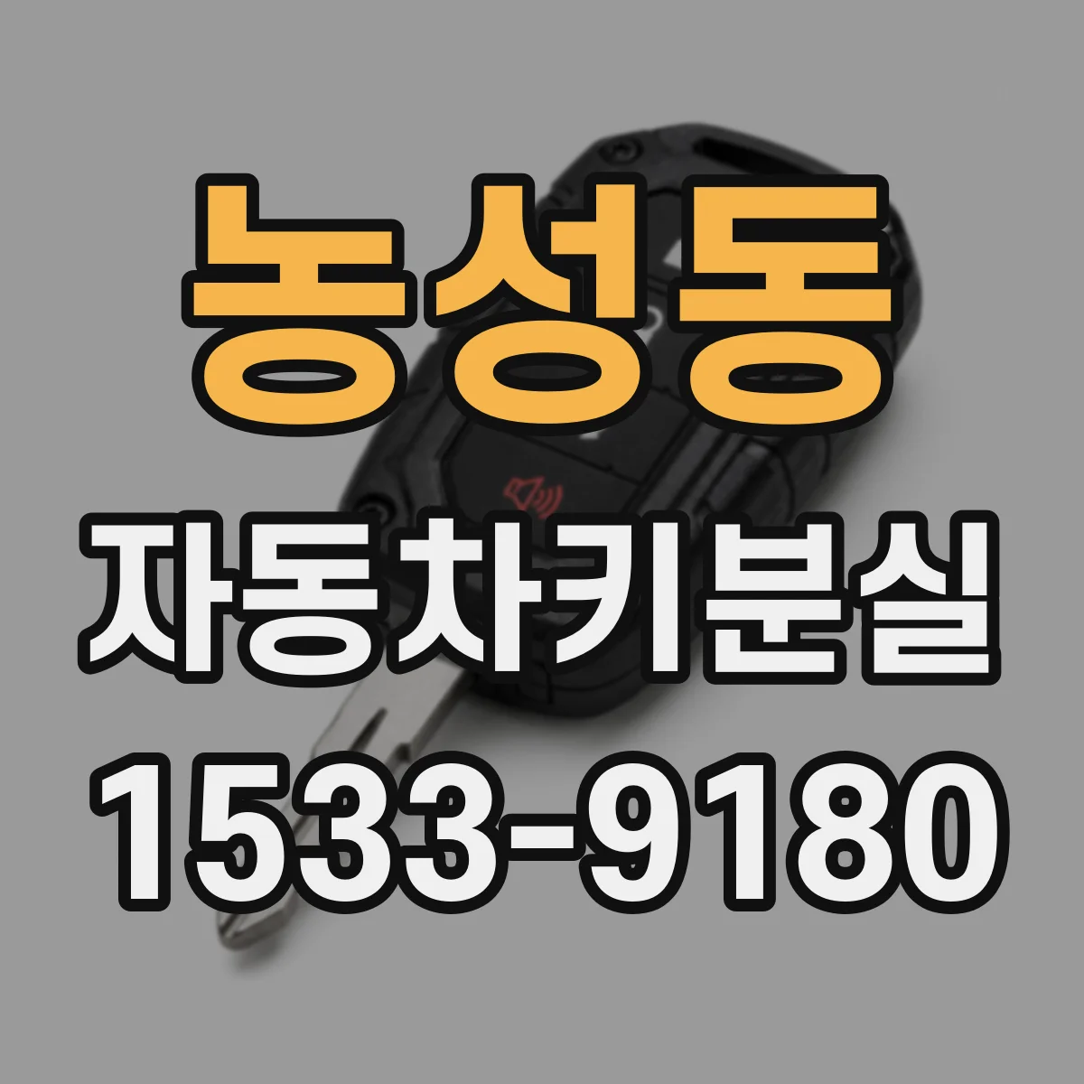 농성동 자동차키분실