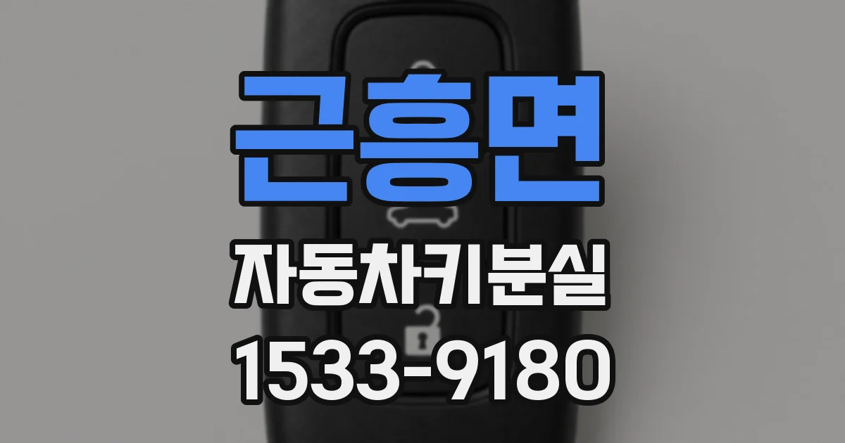 근흥면 자동차키분실