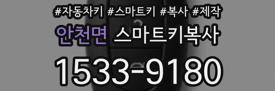 안천면 스마트키복사