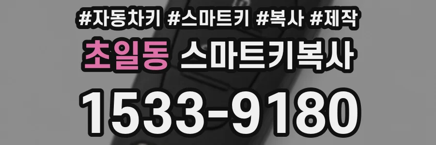 초일동 스마트키복사