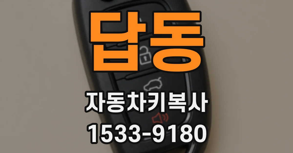 답동 자동차키복사