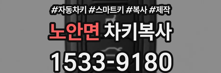 노안면 차키복사