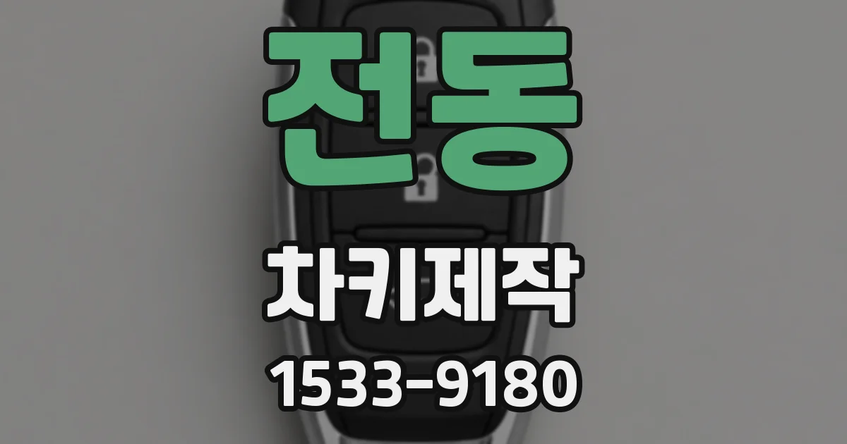 전동 차키제작