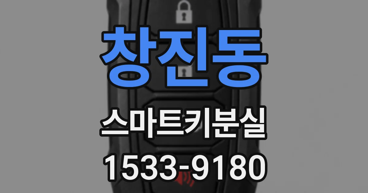 창진동 스마트키분실