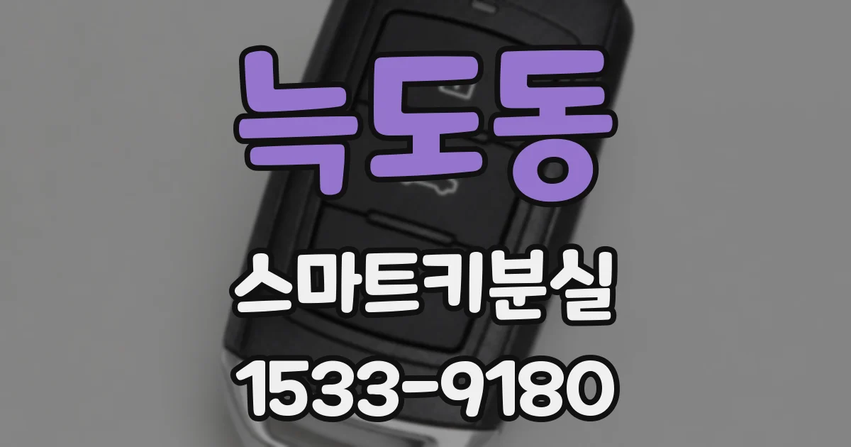 늑도동 스마트키분실