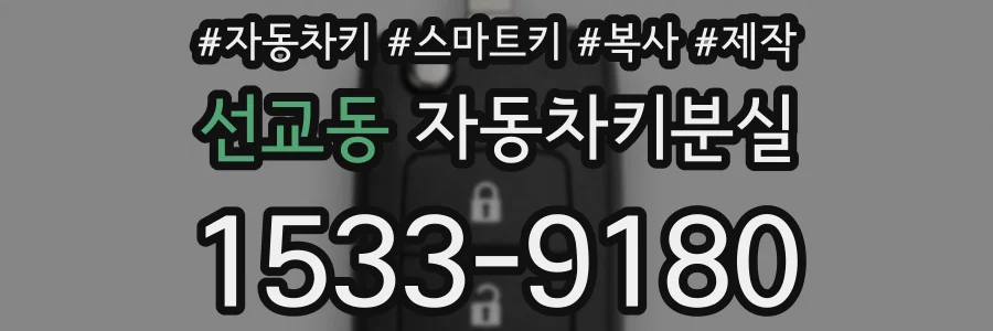 선교동 자동차키분실
