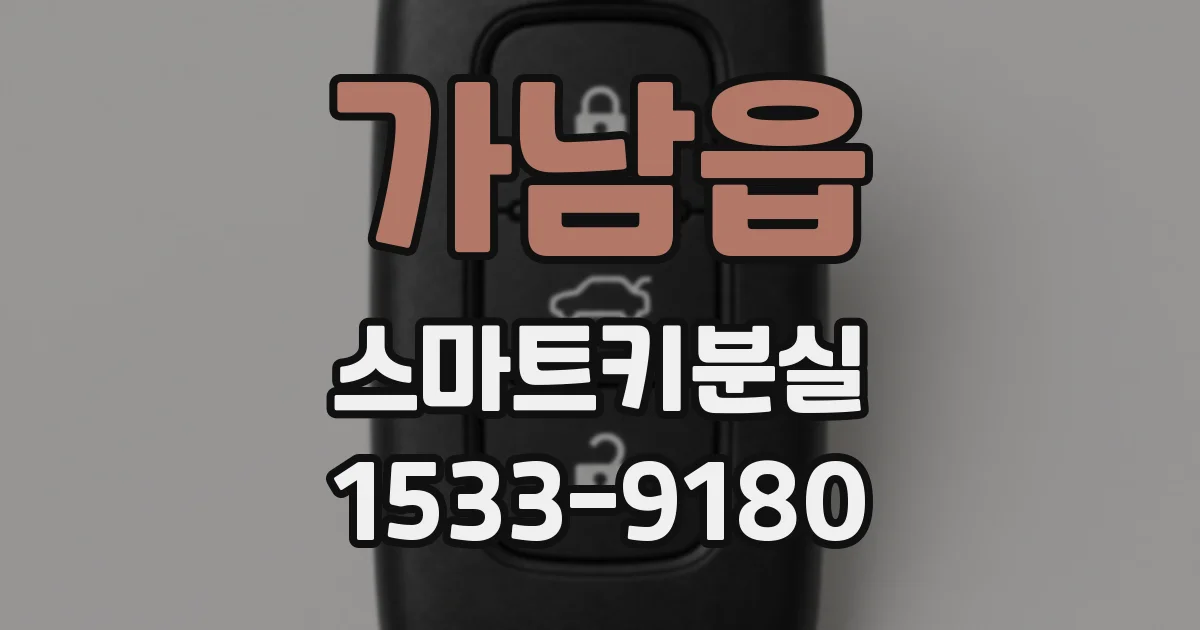 가남읍 스마트키분실