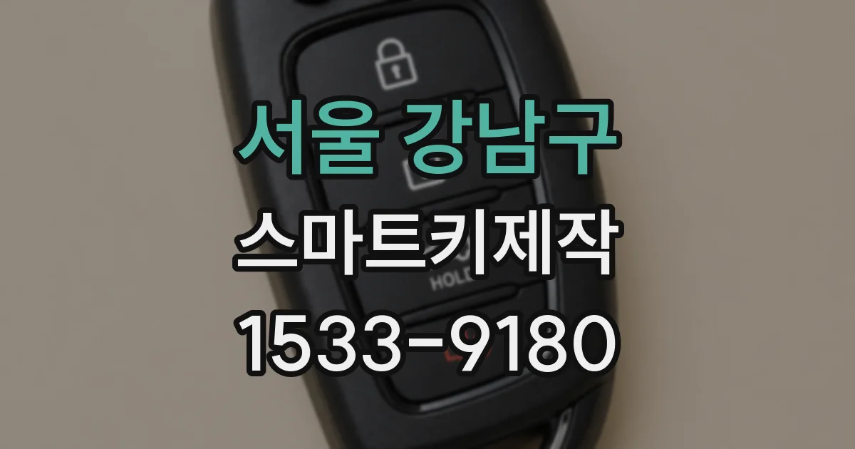 서울 강남구 스마트키제작