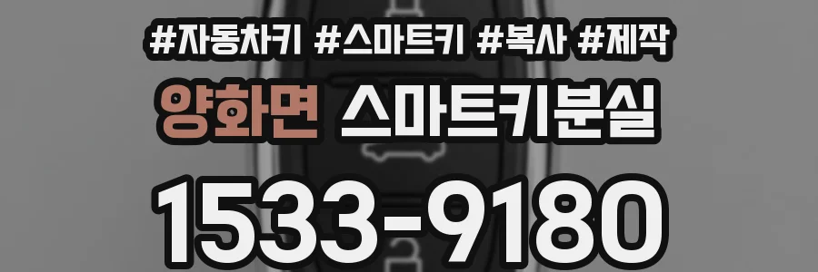 양화면 스마트키분실