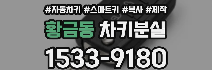 황금동 차키분실