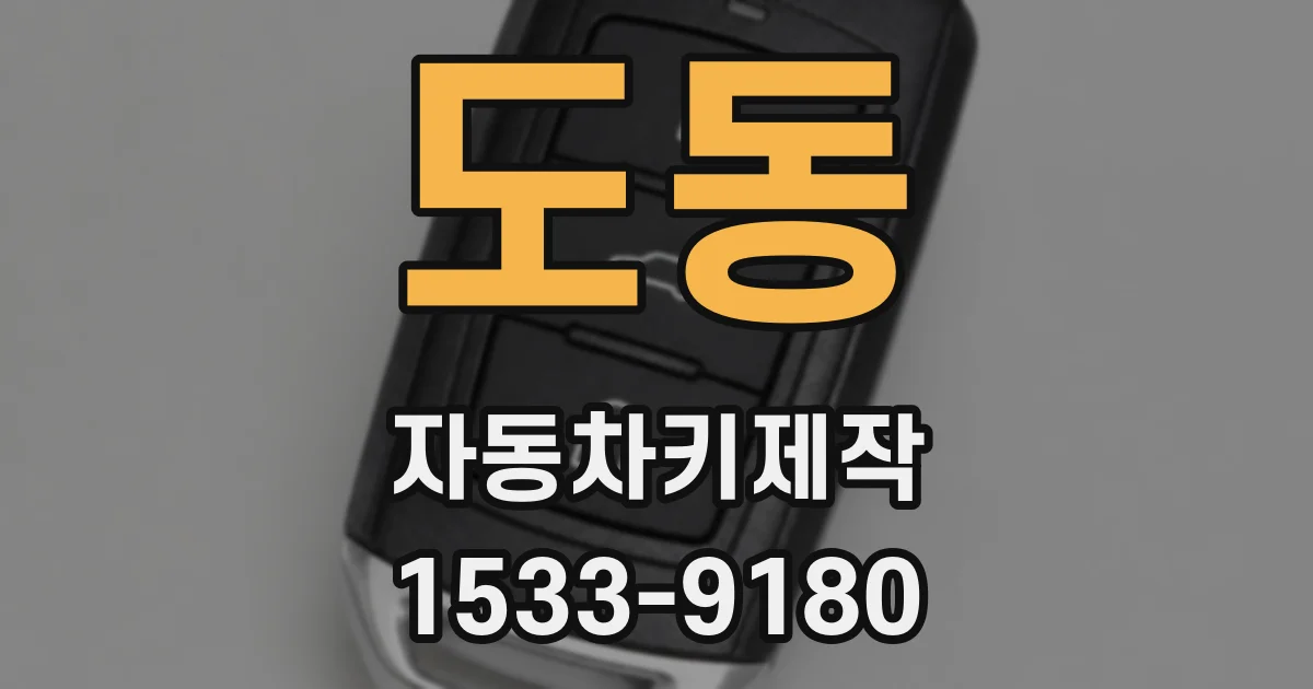 도동 자동차키제작