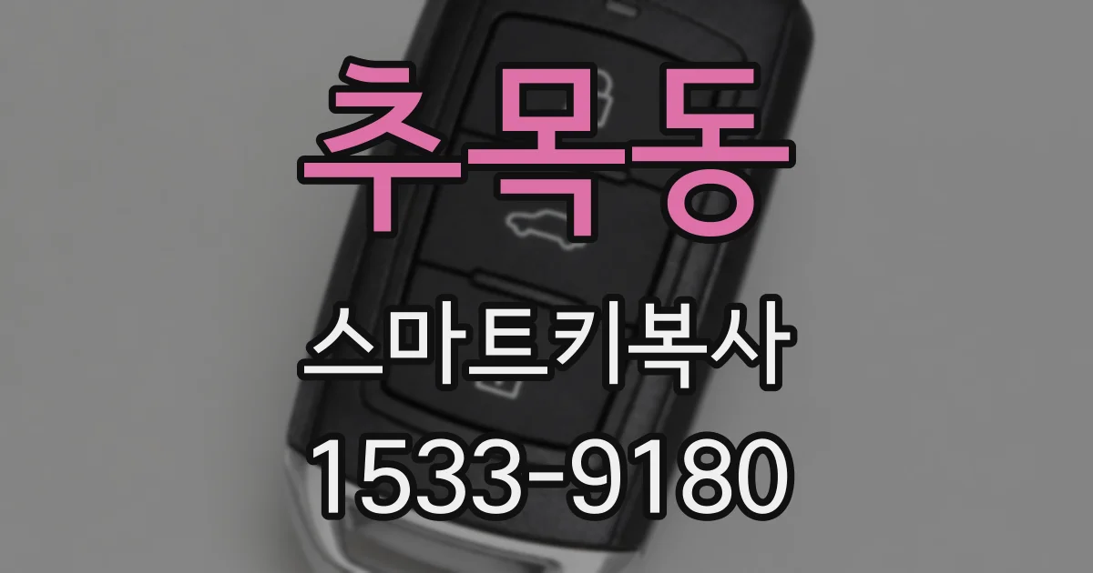 추목동 스마트키복사
