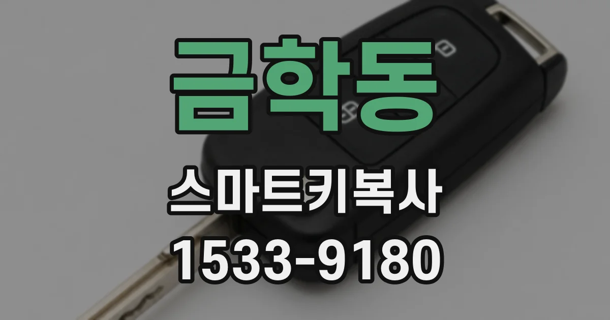 금학동 스마트키복사