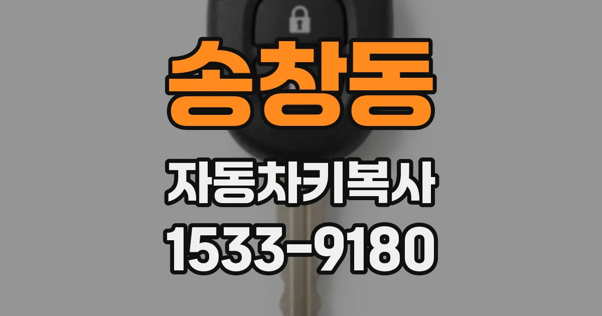 송창동 자동차키복사