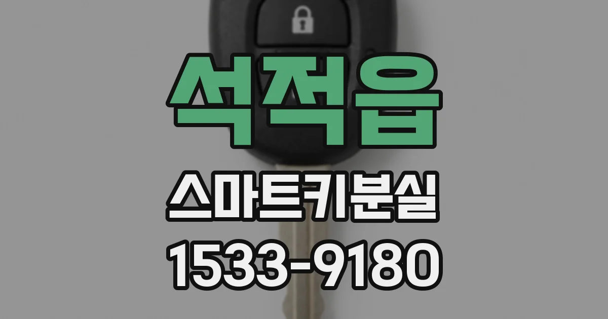 석적읍 스마트키분실