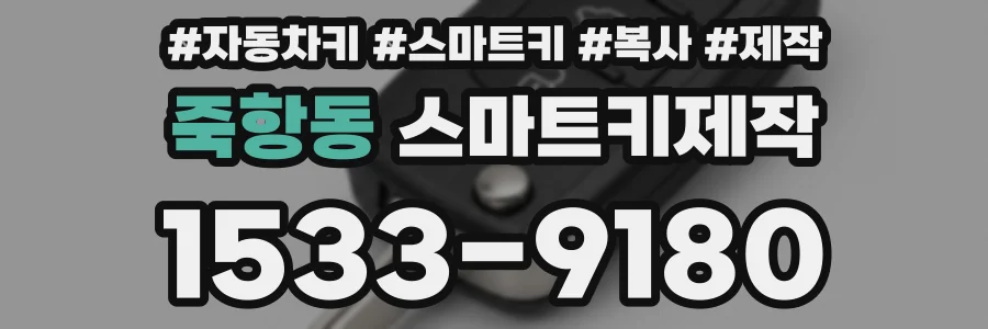 죽항동 스마트키제작