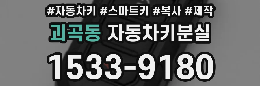 괴곡동 자동차키분실