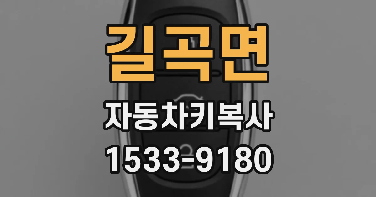길곡면 자동차키복사