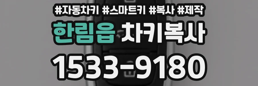 한림읍 차키복사