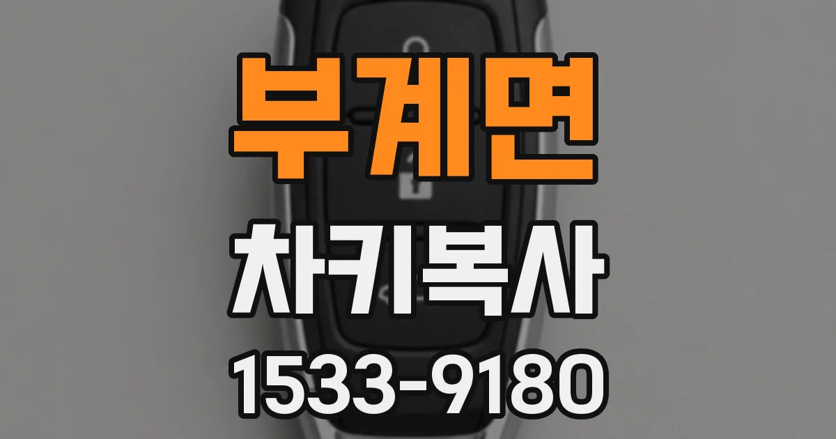 부계면 차키복사