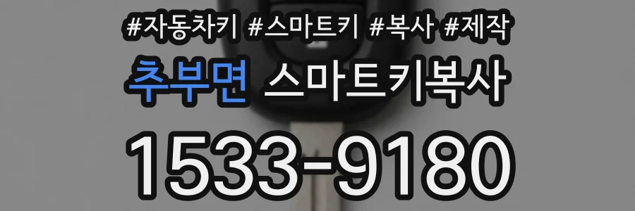 추부면 스마트키복사