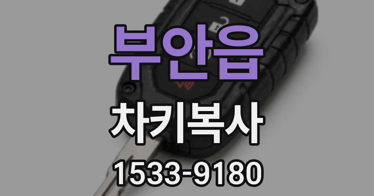 부안읍 차키복사