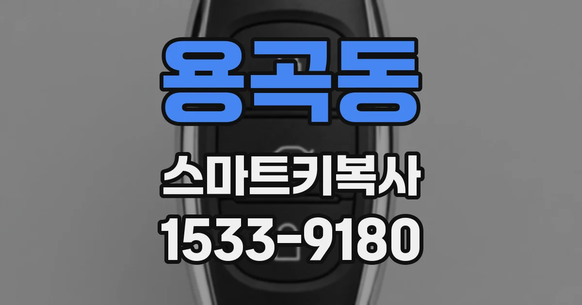 용곡동 스마트키복사