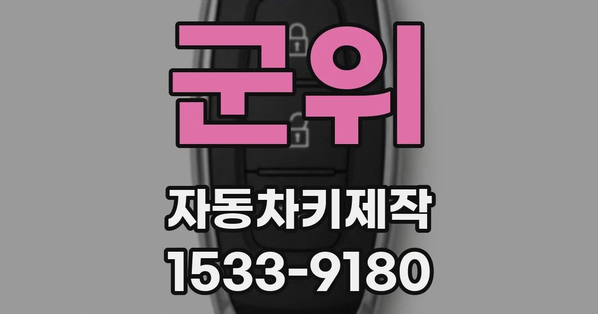 군위 자동차키제작