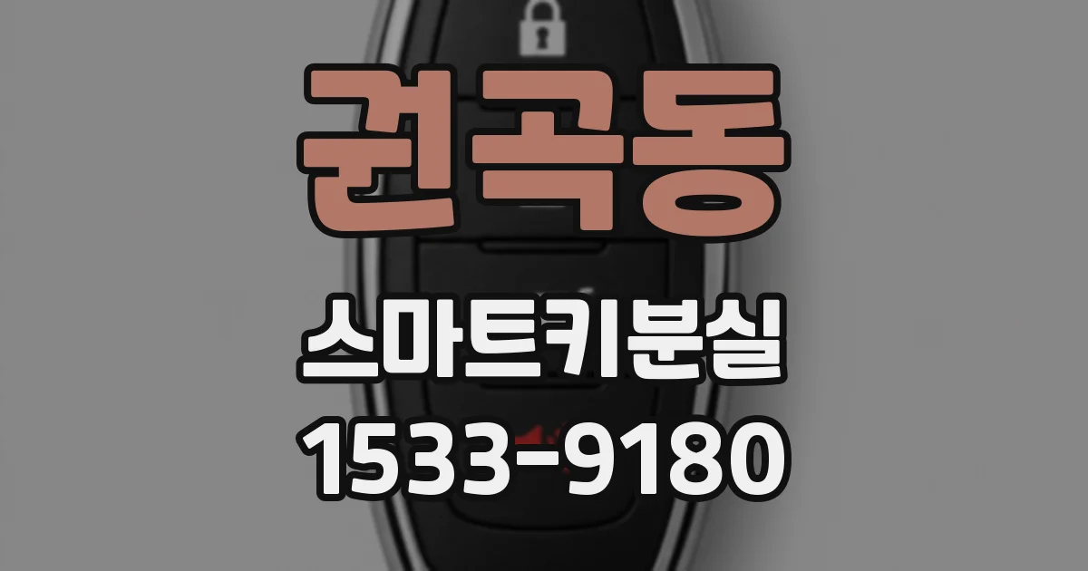 권곡동 스마트키분실