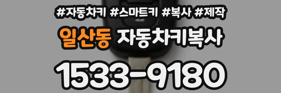 일산동 자동차키복사