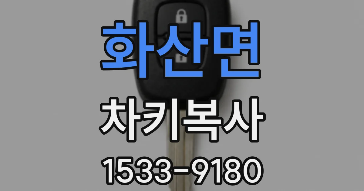 화산면 차키복사