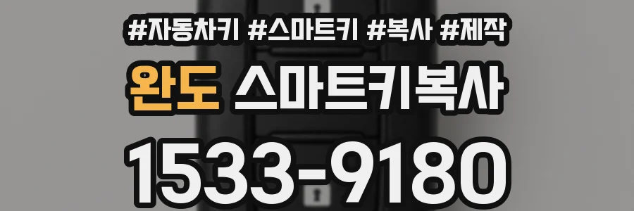 완도 스마트키복사