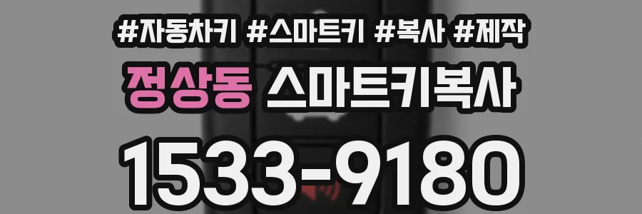 정상동 스마트키복사