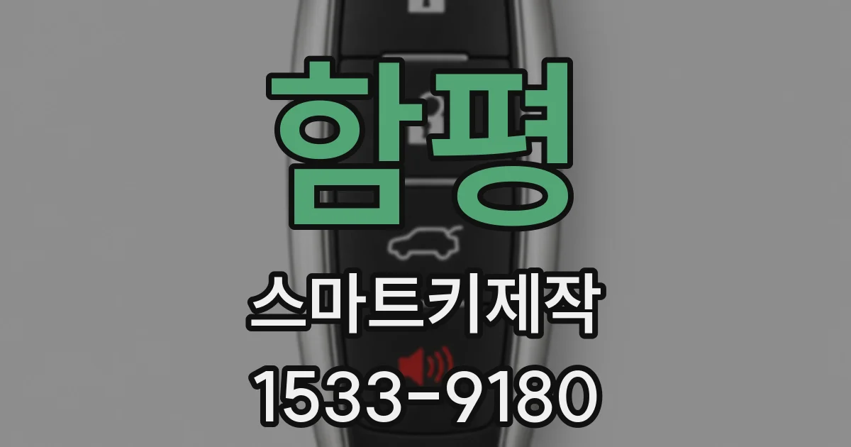 함평 스마트키제작